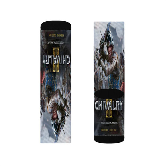 Chivalry 2 Polyester Sublimation Socks White