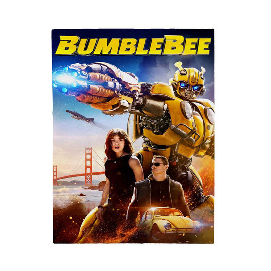 Bumblebee Movie Polyester Bedroom Velveteen Plush Blanket