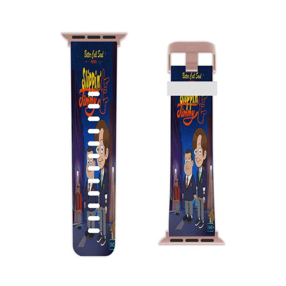 Better Call Saul Presents Slippin Jimmy Professional Grade Thermo Elastomer Watch Band for Apple Watch