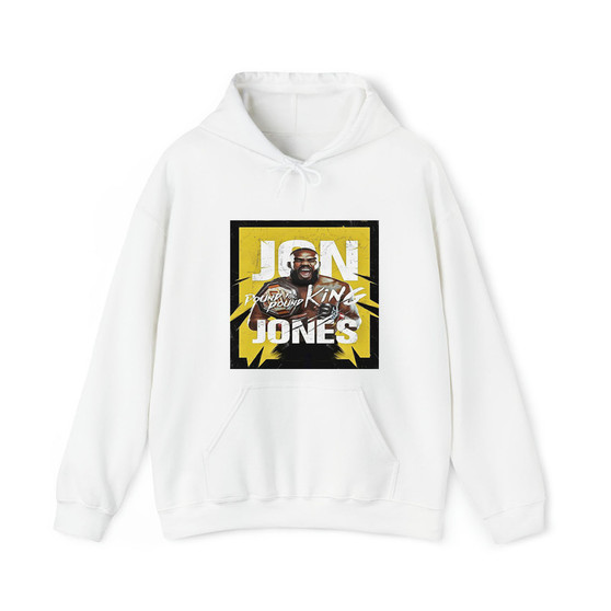 Jon Jones UFC Cotton Polyester Unisex Heavy Blend Hooded Sweatshirt