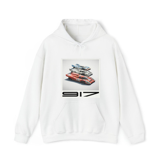 Porsche 917 Cotton Polyester Unisex Heavy Blend Hooded Sweatshirt