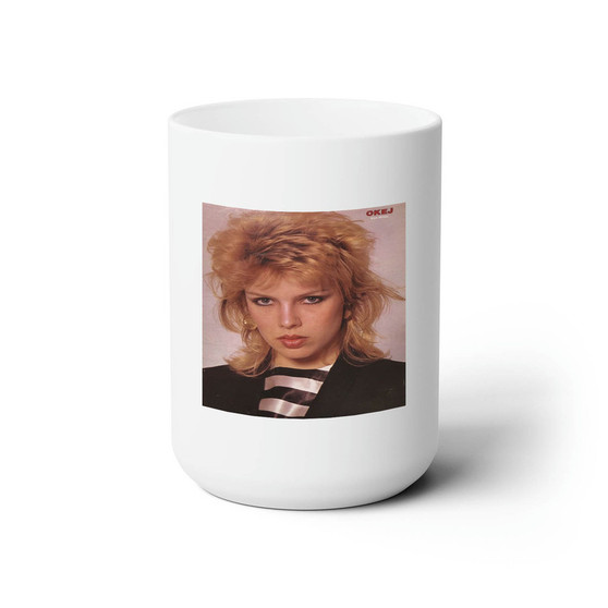 Kim Wilde 1983 White Ceramic Mug 15oz With BPA Free