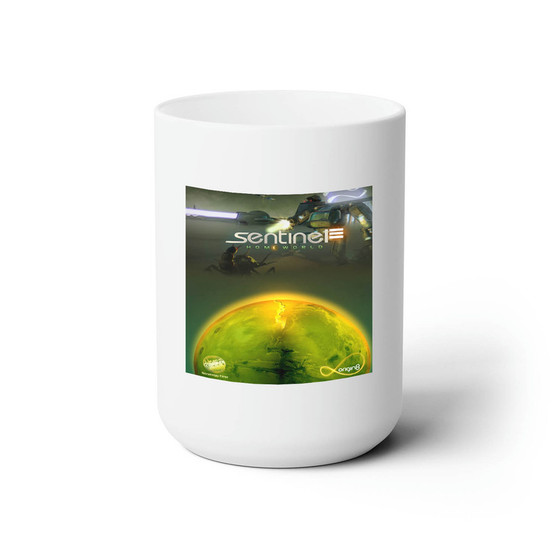 Sentinel 3 Homeworld White Ceramic Mug 15oz With BPA Free