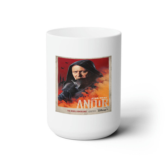 Star Wars Luthen Rael Andor White Ceramic Mug 15oz With BPA Free