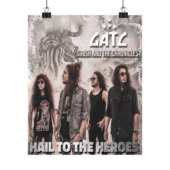Girish And The Chronicles Hail to the Heroes Art Satin Silky Poster for Home Decor