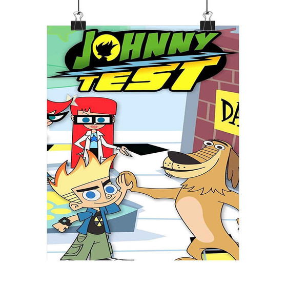 Johnny Test Art Satin Silky Poster for Home Decor