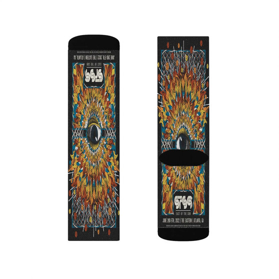 STS9 Atlanta Polyester Sublimation Socks White