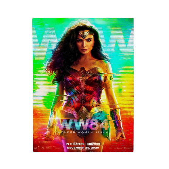 Wonder Woman WW84 Polyester Bedroom Velveteen Plush Blanket