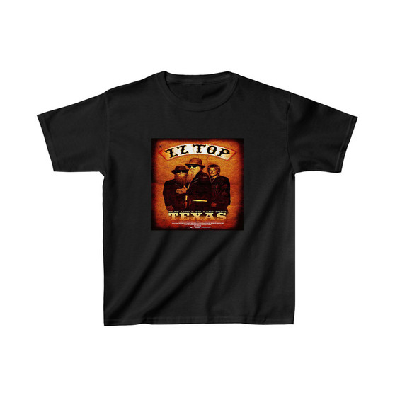 Zz Top Texas Kids T-Shirt Clothing Heavy Cotton Tee