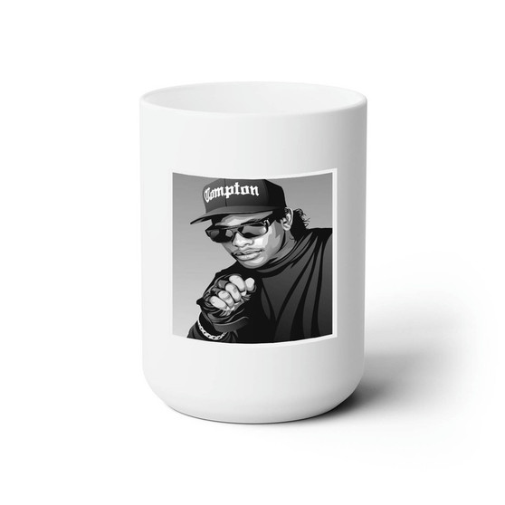 Eazy E Hip Hop White Ceramic Mug 15oz With BPA Free