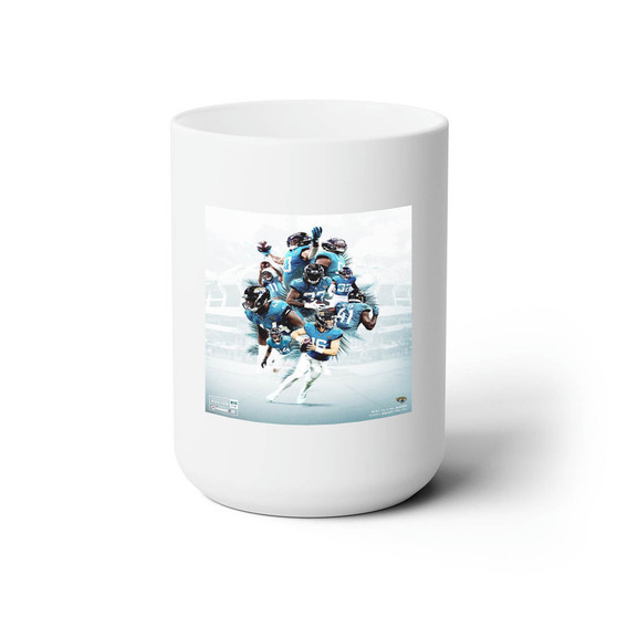 Jacksonville Jaguars NFL 2022 White Ceramic Mug 15oz With BPA Free