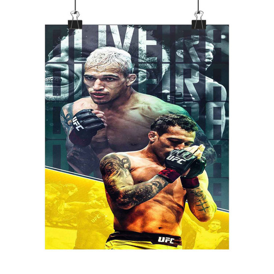 Charles Oliveira UFC Art Satin Silky Poster for Home Decor