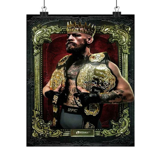 Conor Mc Gregor UFC Art Satin Silky Poster for Home Decor