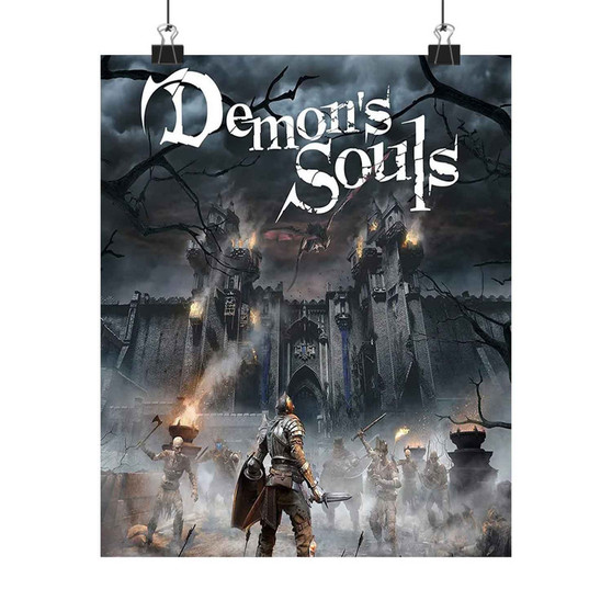 Demon s Souls Art Satin Silky Poster for Home Decor