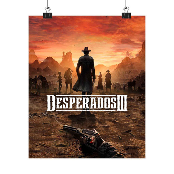 Desperados 3 Art Satin Silky Poster for Home Decor