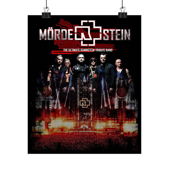 Rammstein Concert Art Satin Silky Poster for Home Decor
