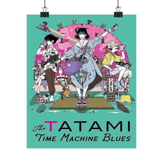 The Tatami Time Machine Blues Art Satin Silky Poster for Home Decor