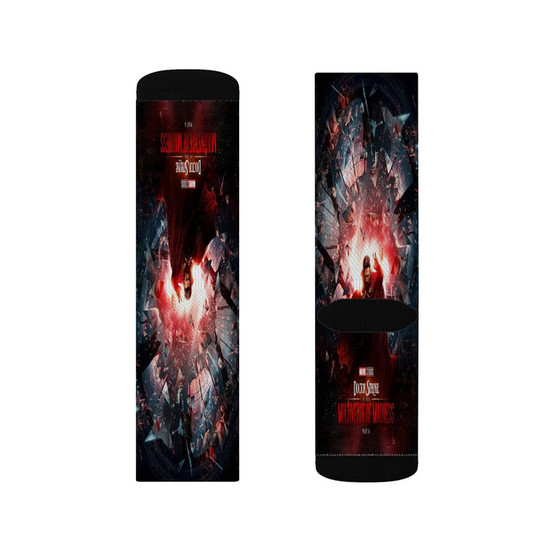 Doctor Strange In The Multiverse Of Madness Polyester Sublimation Socks White