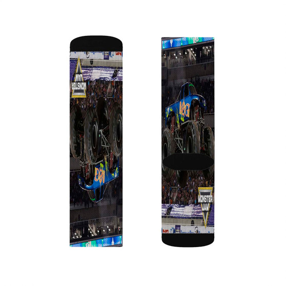 RAGE Monster Truck Polyester Sublimation Socks White