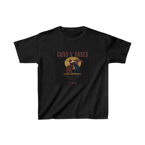 Guns N Roses Paris France Kids T-Shirt Unisex Clothing Heavy Cotton Tee