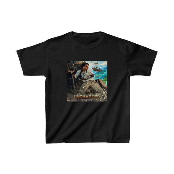 Tom Holland Uncharted Kids T-Shirt Unisex Clothing Heavy Cotton Tee