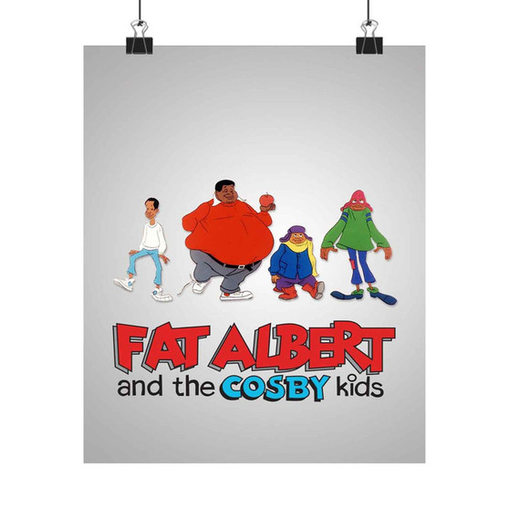 Fat Albert and the Cosby Kids Art Print Satin Silky Poster for Home Decor