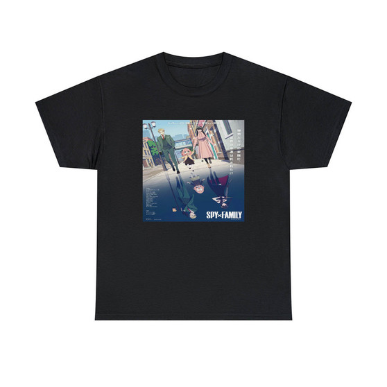 Spy x Family Anime Classic Fit Unisex Heavy Cotton Tee T-Shirts Crewneck