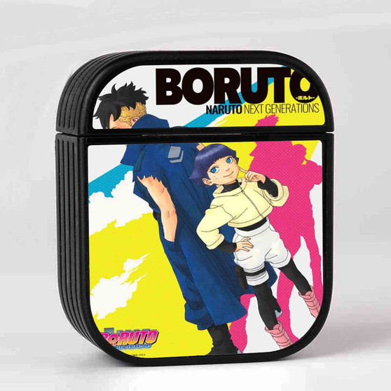 Boruto Naruto Next Generations Case for AirPods Sublimation Slim Hard Plastic Glossy