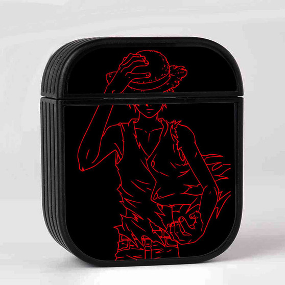 Monkey D Luffy One Piece Case for AirPods Sublimation Slim Hard Plastic Glossy