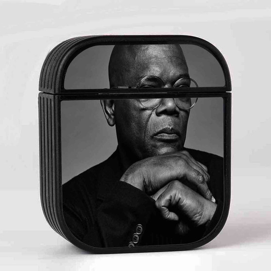 Samuel L Jackson Case for AirPods Sublimation Slim Hard Plastic Glossy