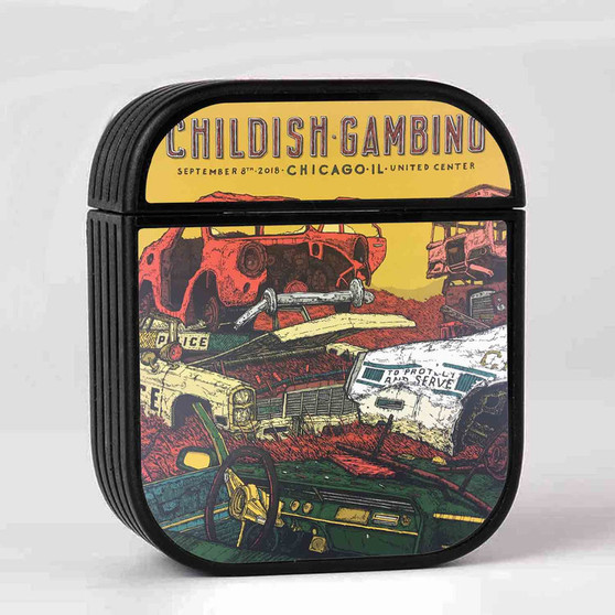 Childish Gambino Chicago Case for AirPods Sublimation Slim Hard Plastic Glossy