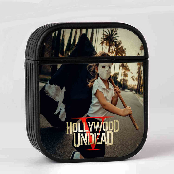 Hollywood Undead V Case for AirPods Sublimation Slim Hard Plastic Glossy