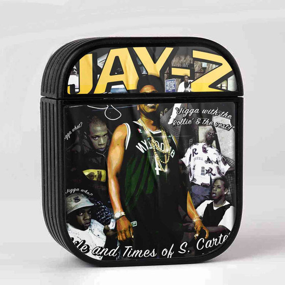 Jay Z Music Case for AirPods Sublimation Slim Hard Plastic Glossy