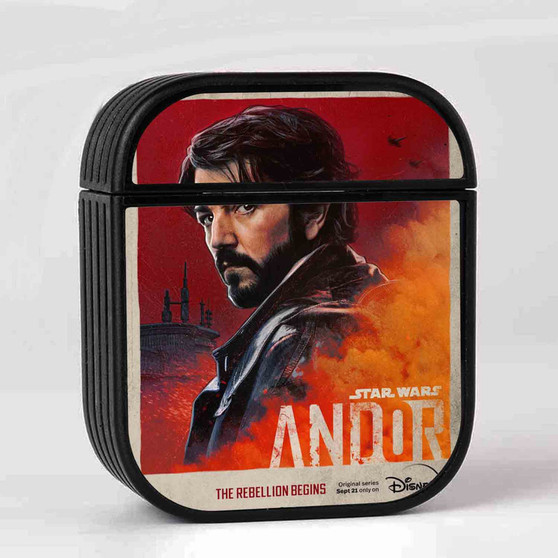 Star Wars Cassian Andor Case for AirPods Sublimation Slim Hard Plastic Glossy
