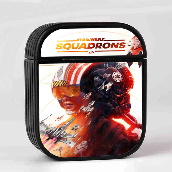 STAR WARS Squadrons Case for AirPods Sublimation Slim Hard Plastic Glossy