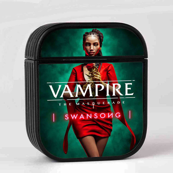 Vampire The Masquerade Swansong Case for AirPods Sublimation Slim Hard Plastic Glossy