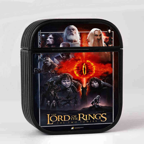 The Lord Of The Rings The Two Towers Case for AirPods Sublimation Slim Hard Plastic Glossy