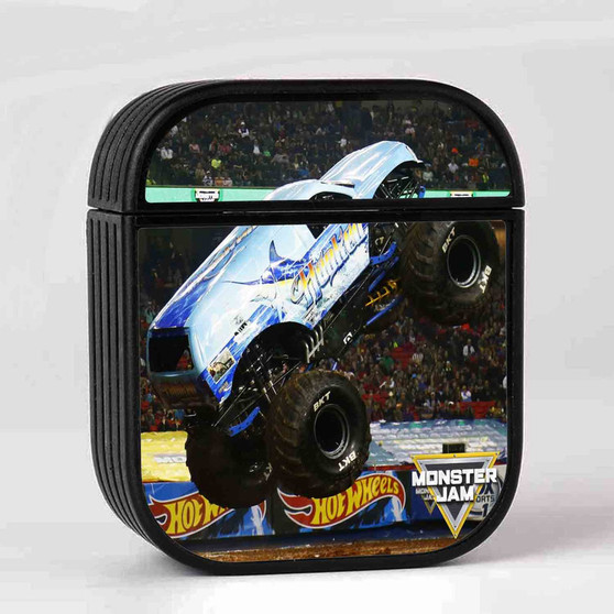 Hooked Monster Truck Case for AirPods Sublimation Hard Plastic Glossy