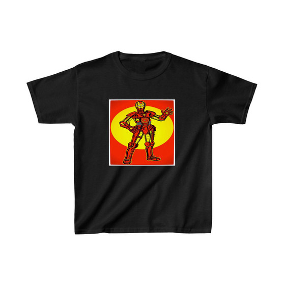 C3 PO Star Wars Iron Man Kids T-Shirt Unisex Clothing Heavy Cotton Tee