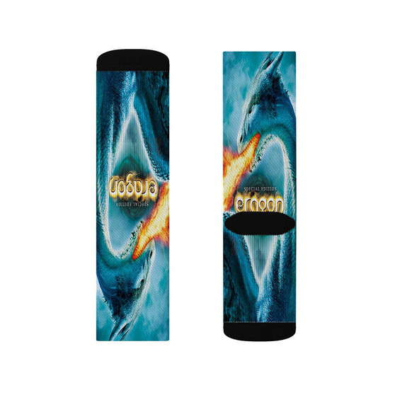 Eragon Movie Polyester Sublimation Socks Unisex Regular Fit White