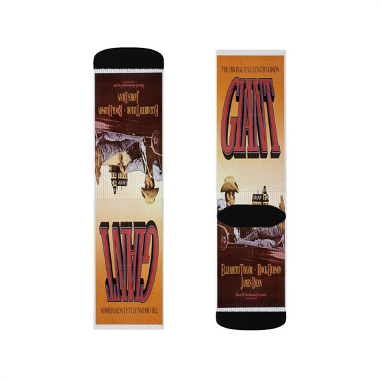 Giant Movie 4 Polyester Sublimation Socks Unisex Regular Fit White