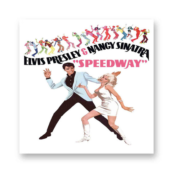 Speedway Movie White Transparent Vinyl Glossy Kiss-Cut Stickers