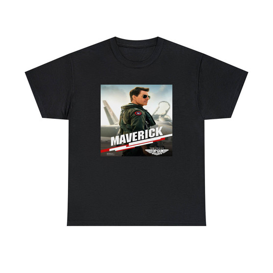 Top Gun Maverick Tom Cruise Classic Fit Unisex Heavy Cotton Tee T-Shirts Crewneck