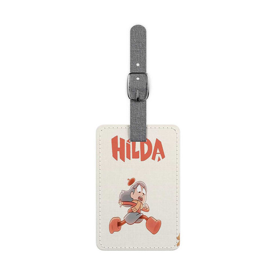 Hilda TV Series Saffiano Polyester Rectangle White Luggage Tag