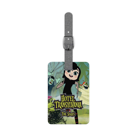 Hotel Transylvania The Series Saffiano Polyester Rectangle White Luggage Tag