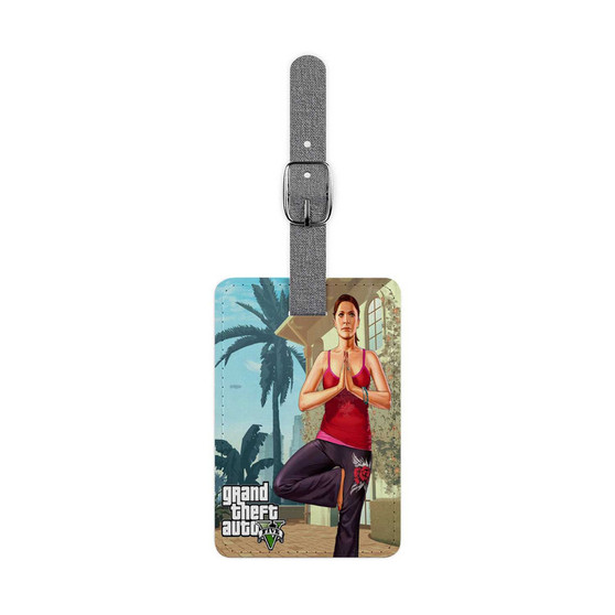 Amanda De Santa Grand Theft Auto V Saffiano Polyester Rectangle White Luggage Tag