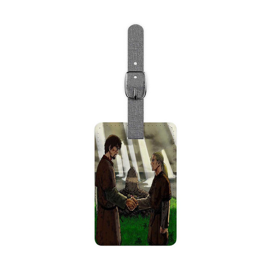 Einar Vinland Saga Saffiano Polyester Rectangle White Luggage Tag