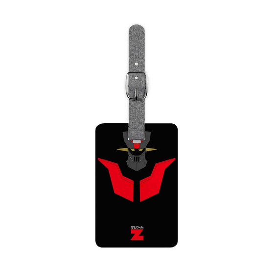 Mazinger Z Art Saffiano Polyester Rectangle White Luggage Tag