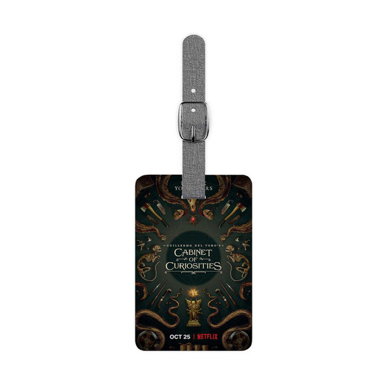 Guillermo del Toro s Cabinet of Curiosities 2 Saffiano Polyester Rectangle White Luggage Tag Label