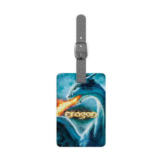 Eragon Movie Saffiano Polyester Rectangle White Luggage Tag Label